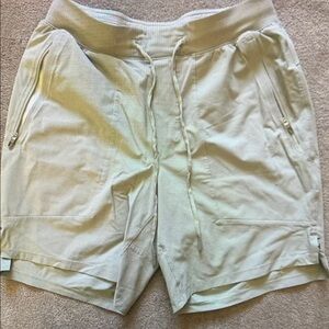 Women's Athletic Shorts in Cream